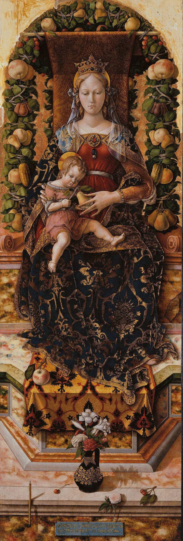 Maagd met kaars - Carlo Crivelli