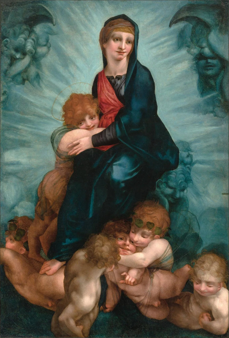 Maagd met engelen - Rosso Fiorentino