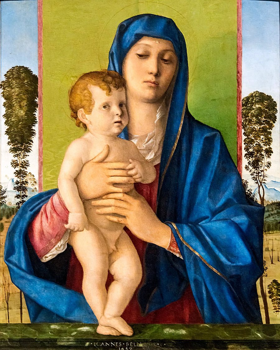 Maagd met boompjes - Giovanni Bellini