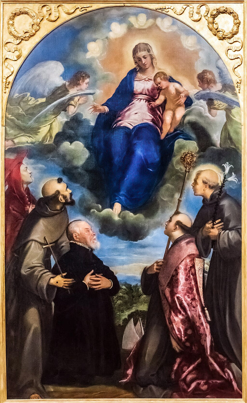 Maagd in glorie - Jacopo Tintoretto