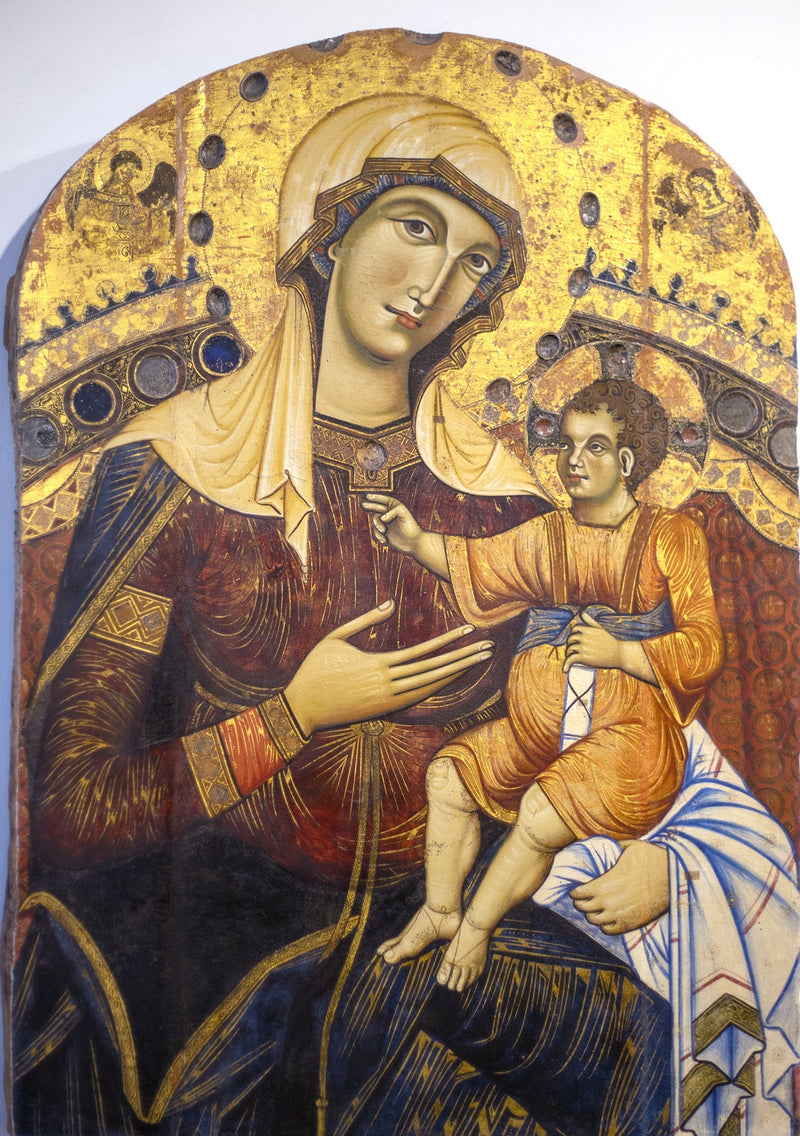 Maagd van Sint Bernardinus - Guido da Siena