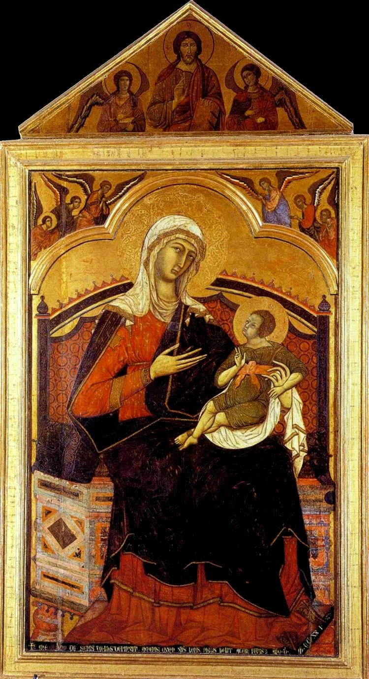 Maagd en Majesteit van San Domenico - Guido da Siena