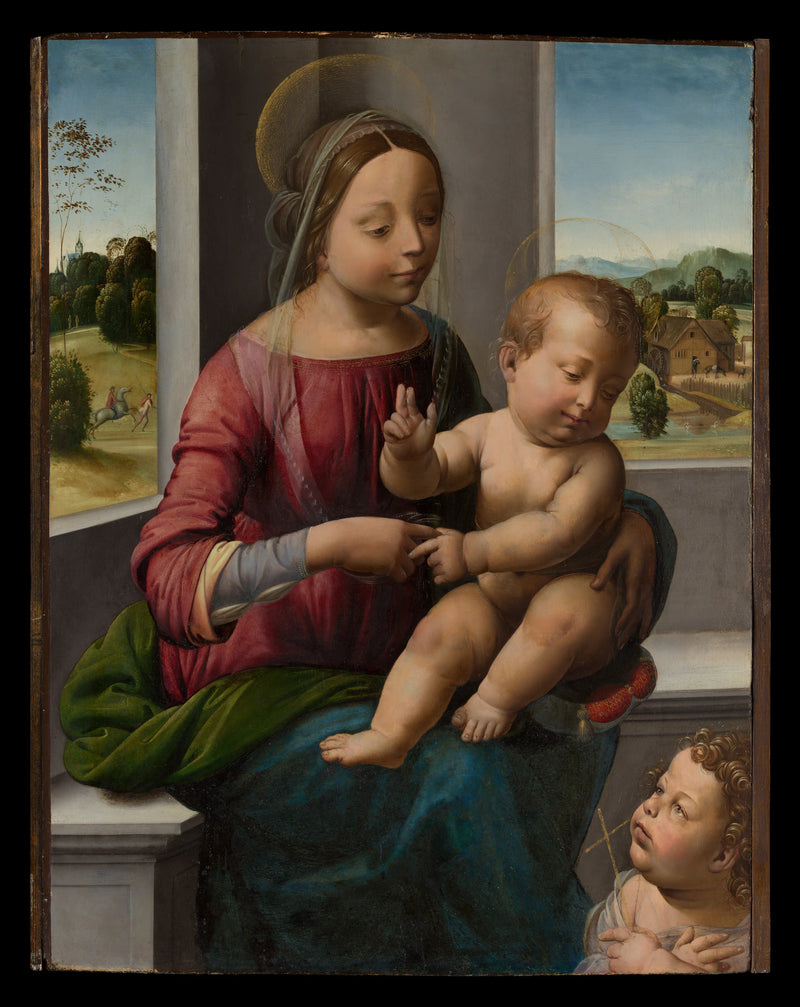 Vierge à l'Enfant avec le jeune saint Jean-Baptiste - Fra Bartolomeo (Bartolomeo di Paolo del Fattorino)