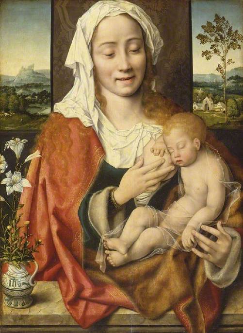 Maagd en Kind - Joos van Cleve