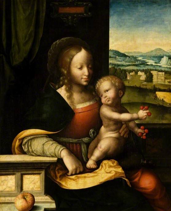Maagd en Kind - Joos van Cleve