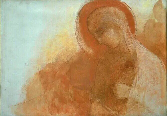 Maagd - Odilon Redon