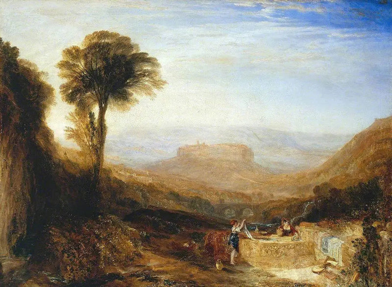 Uitzicht op Orvieto, Geschilderd in Rome - J. M. W. Turner