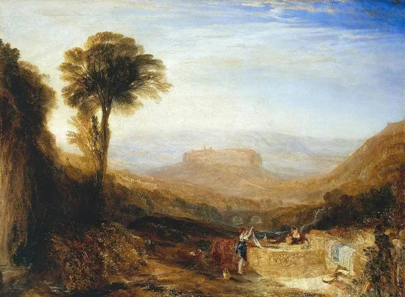 Uitzicht op Orvieto, Geschilderd in Rome - J. M. W. Turner