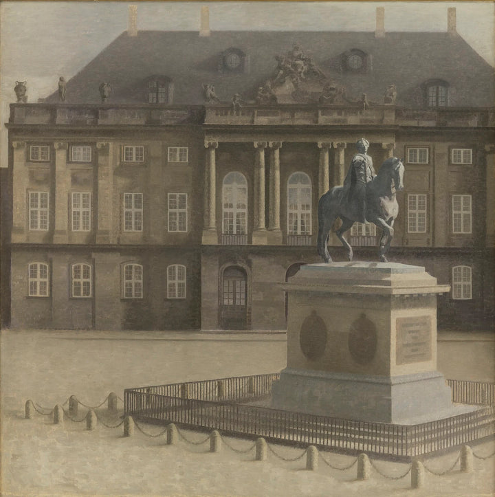 Amalienborgplein - Vilhelm Hammershøi