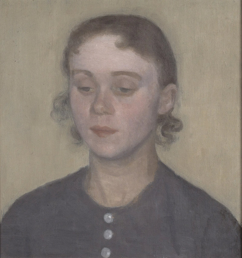 Ida Hammershøi, l’épouse de l’artiste - Vilhelm Hammershøi