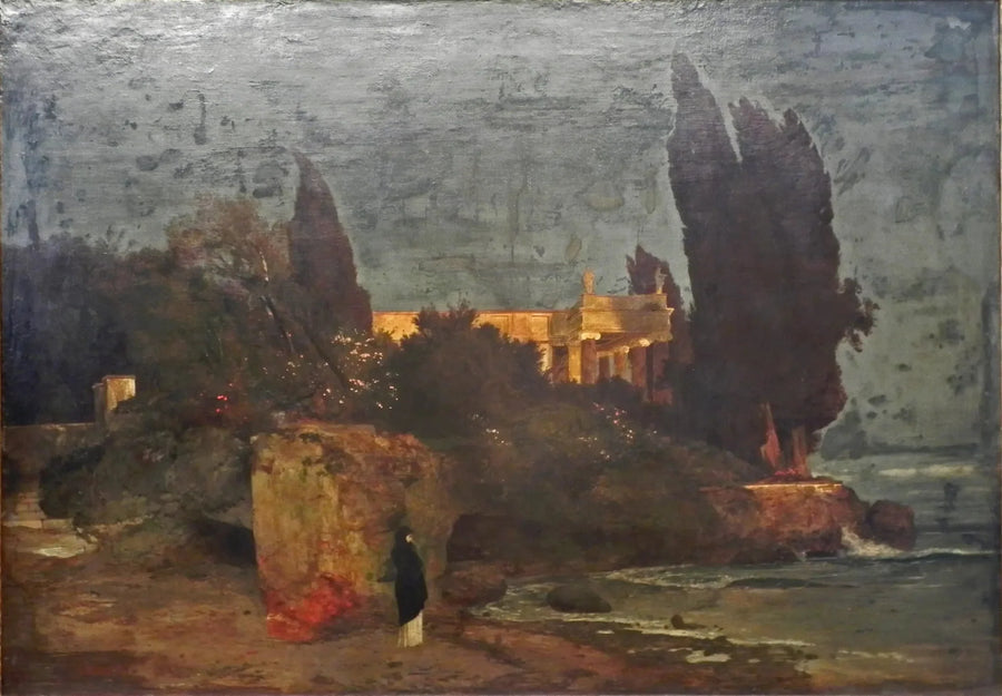 Villa aan de kust, versie I - Arnold Böcklin

Source:
Villa au bord de la mer, version I - Arnold Böcklin