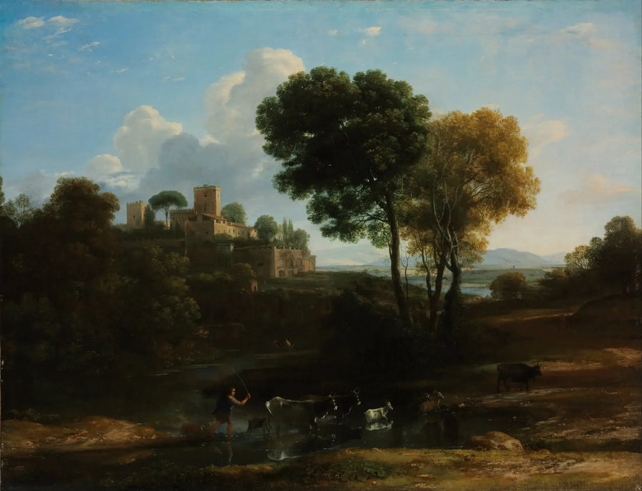 Villa in het Romeinse platteland - Claude Lorrain