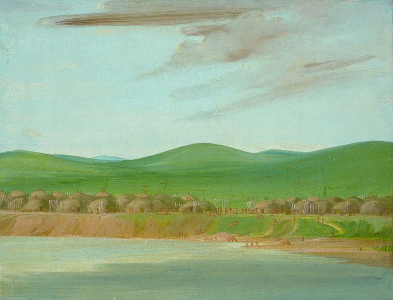 Dorp Arikara met met aarde bedekte lodges, 2.600 km boven Saint-Louis - George Catlin

Source:
Village Arikara de lodges recouverts de terre, à 2 600 km au-dessus de Saint-Louis - George Catlin