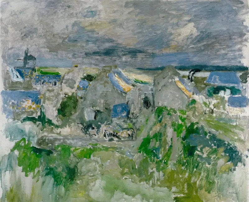 Dorp aan de rand van de zee. Saint Jacut - Édouard Vuillard