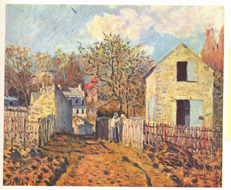 Dorp van Voisins - Alfred Sisley