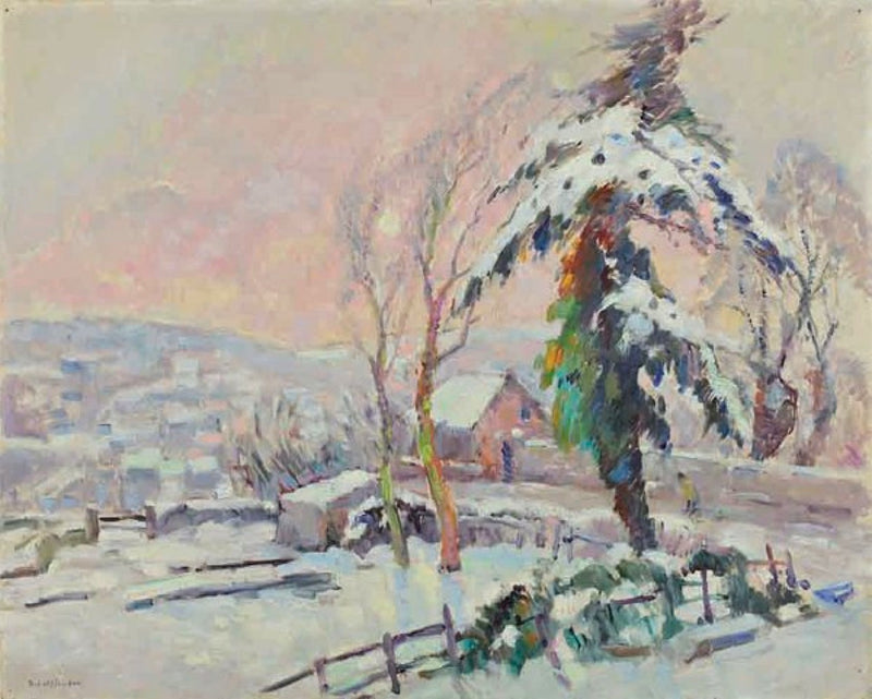 Sneeuwwijk - Robert Antoine Pinchon