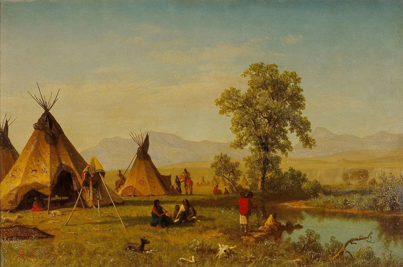 Sioux-dorp nabij Fort Laramie - Albert Bierstadt

Source:
Village sioux près de Fort Laramie - Albert Bierstadt