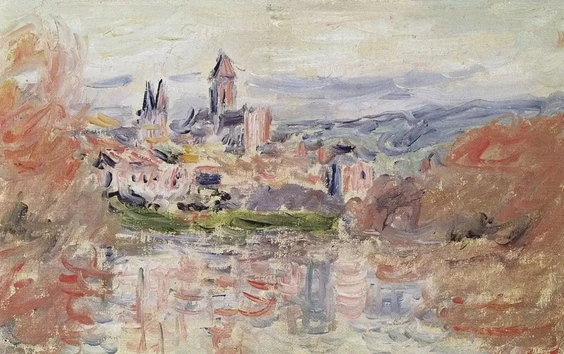 Het Dorp Vétheuil W670 - Claude Monet