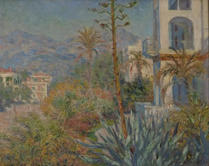 De villa's in Bordighera W856 - Claude Monet