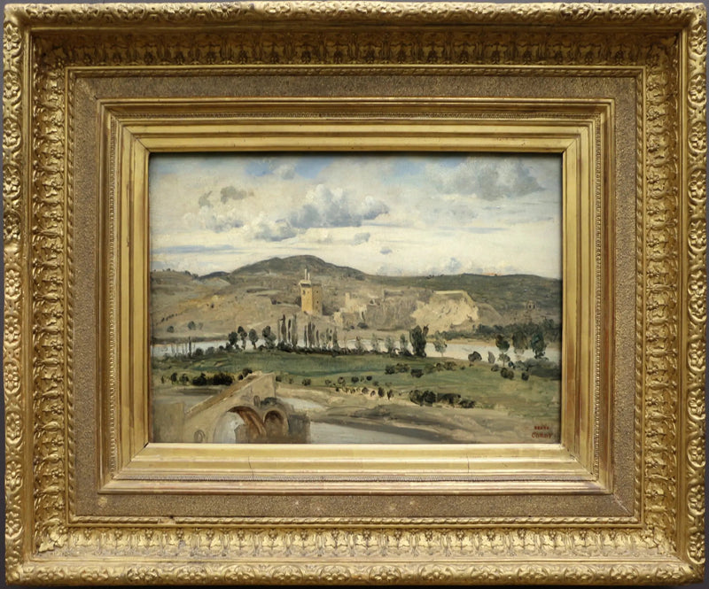 Villeneuve-les-Avignon. De Toren Philippe de Bel - Jean-Baptiste Camille Corot