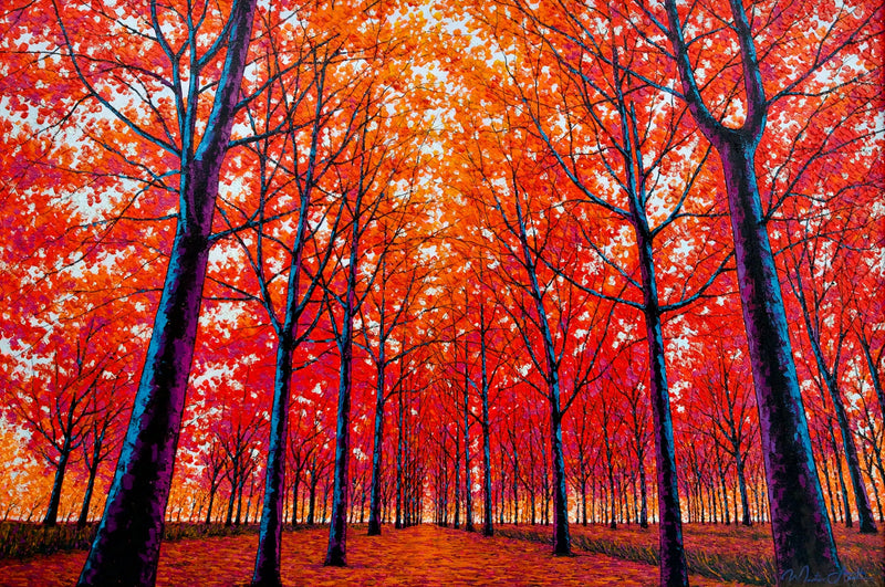 Herfstgezicht | 150x100cm