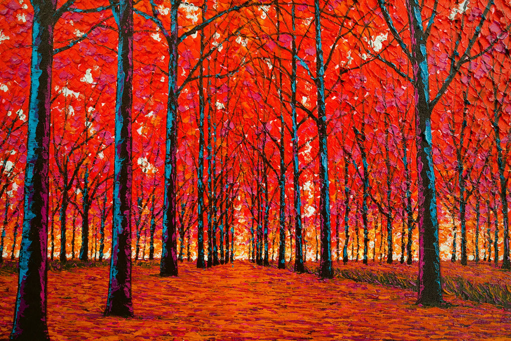 Visage d’Automne | 150 x 100 cm Reproductions de tableaux à la peinture à l’huile