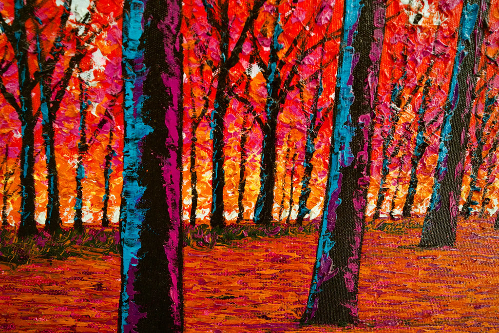 Visage d’Automne | 150 x 100 cm Reproductions de tableaux à la peinture à l’huile