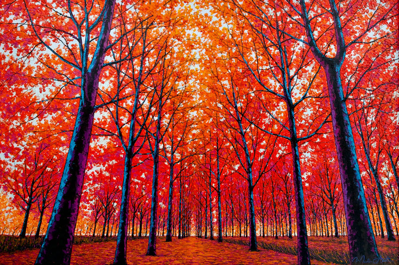 Herfstgezicht | 150x100cm