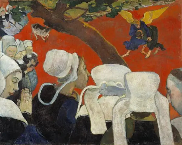Visie na de preek - Paul Gauguin