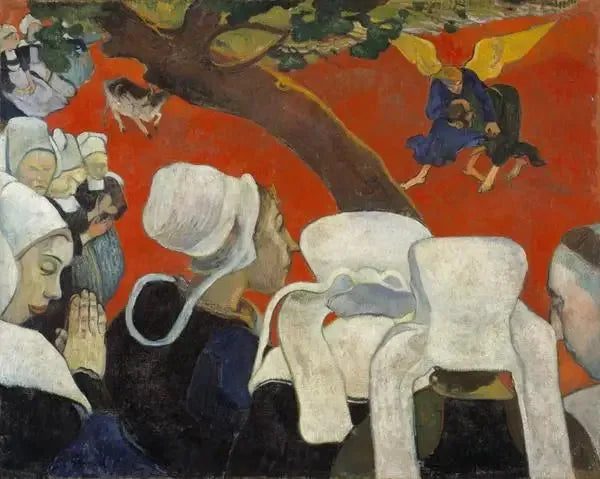 Visie na de preek - Paul Gauguin