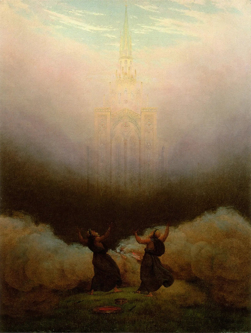 Visie van de Christelijke Kerk - Caspar David Friedrich