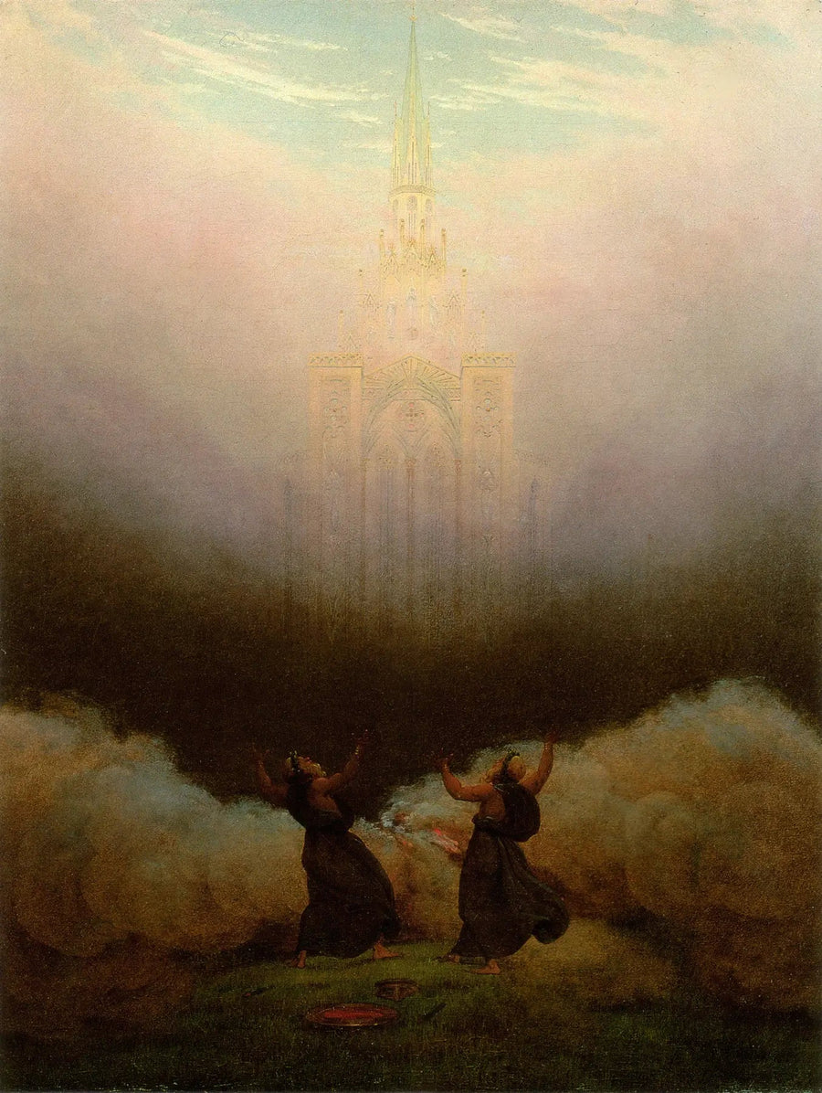 Visie van de Christelijke Kerk - Caspar David Friedrich