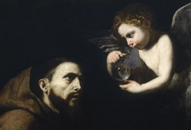 Visie van Sint Franciscus van Assisi - Jusepe de Ribera