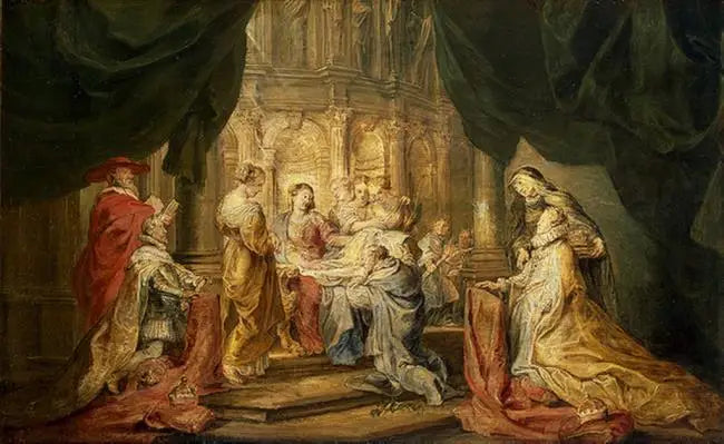 Beeld van Sint Ildefonsus - Peter Paul Rubens