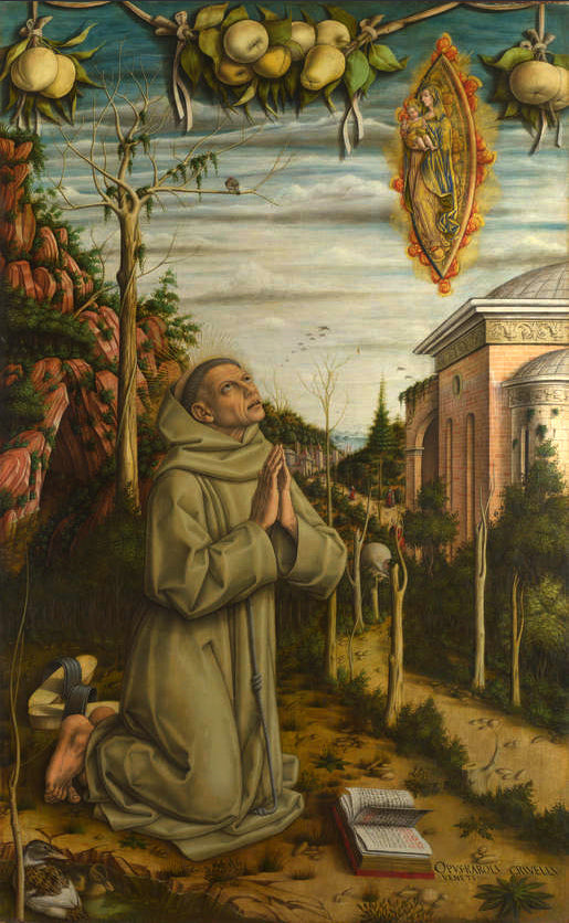 Visie van de zalige Gabriele Ferretti - Carlo Crivelli