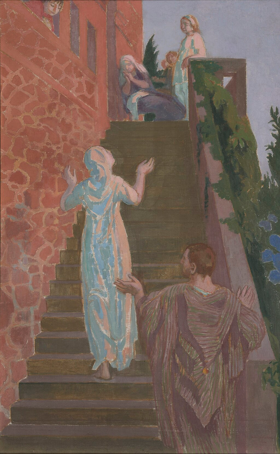 Bezoek in de trap van Silencio - Maurice Denis