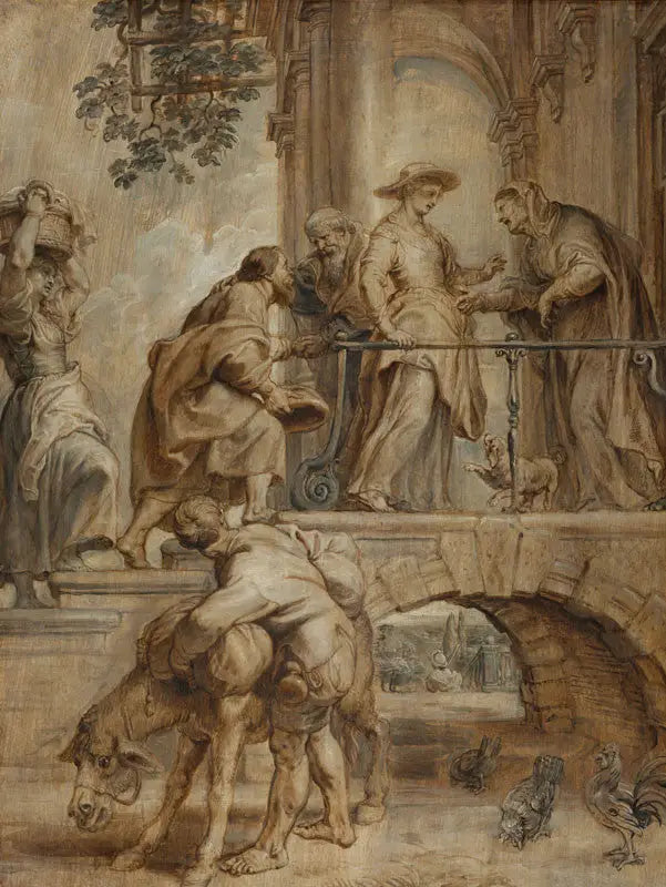 Bezoek van de Maagd Maria - Peter Paul Rubens