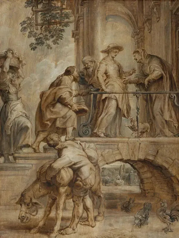 Bezoek van de Maagd Maria - Peter Paul Rubens