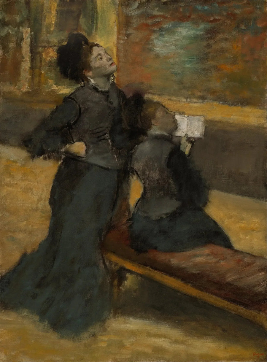 Bezoek aan een museum - Edgar Degas
