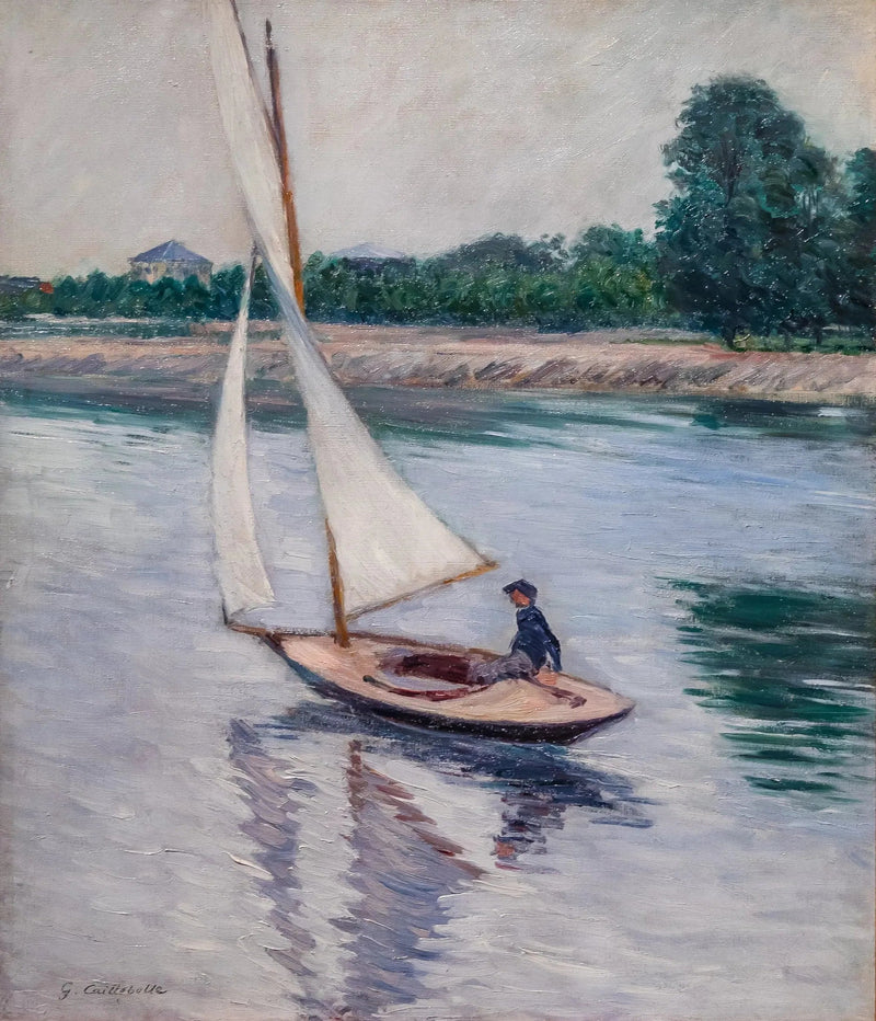 Zeilboot op de Seine bij Argenteuil - Gustave Caillebotte