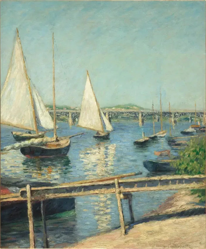 Zeilboten in Argenteuil - Gustave Caillebotte
