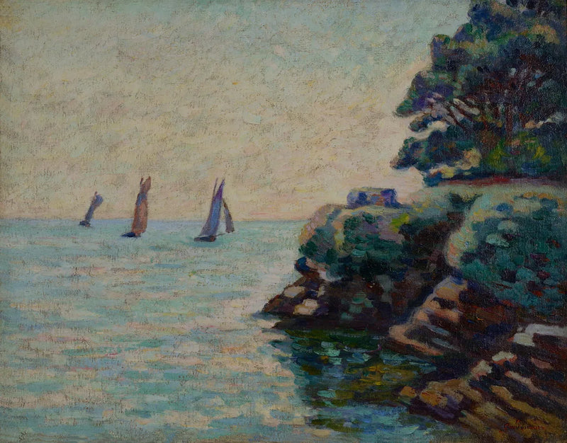 Zeilboten in Saint Palais sur Mer - Armand Guillaumin