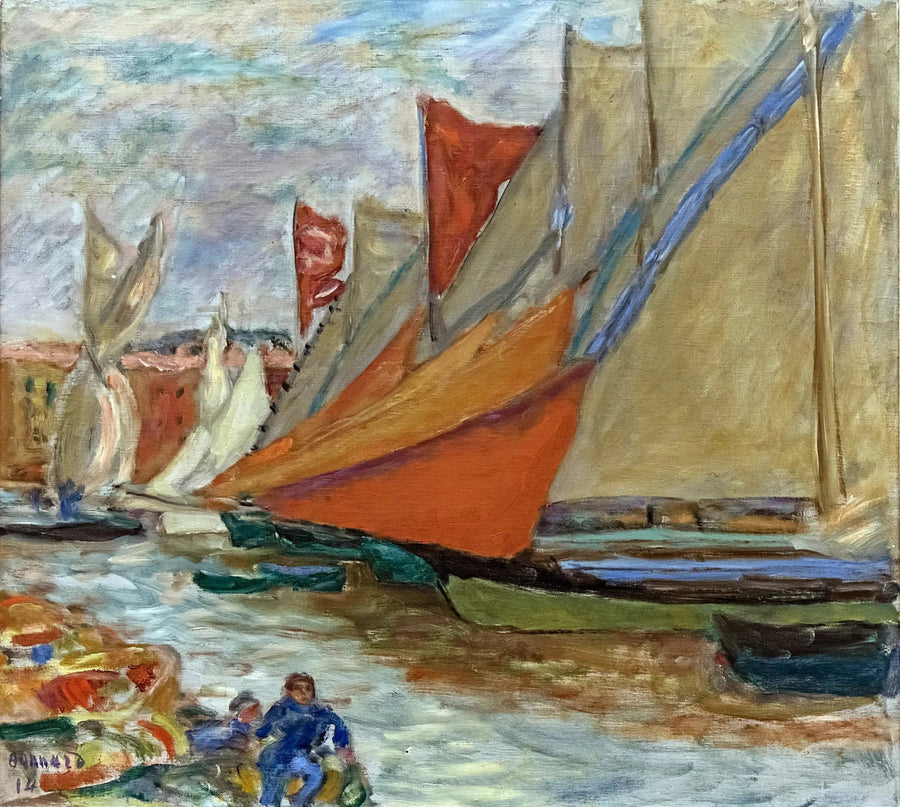 Zeilboten op het droge - Pierre Bonnard