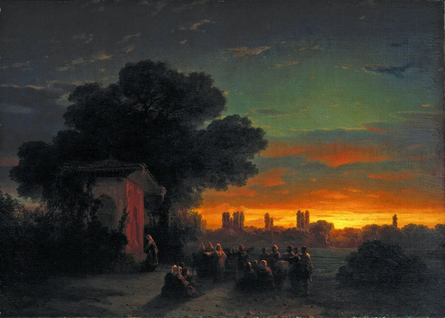 Bekijk in Crimee bij zonsondergang - Ivan Aïvazovski

Source:
Voir en Crimée au coucher du soleil - Ivan Aïvazovski