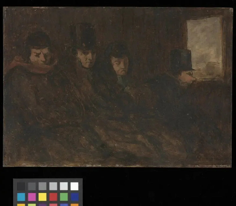 Tweede klasse auto - Honoré Daumier