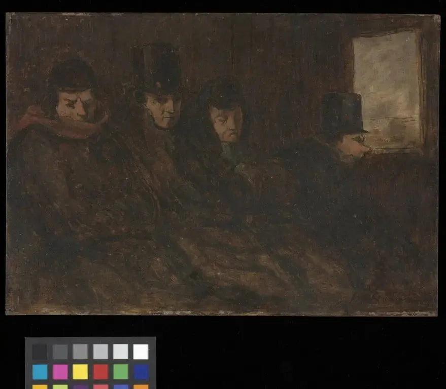 Tweede klasse auto - Honoré Daumier