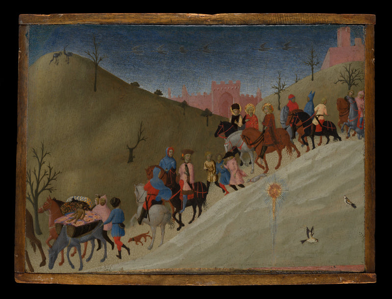 Le voyage des Mages - Sassetta (Stefano di Giovanni)