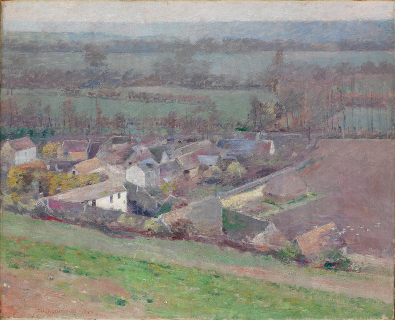 Vogelvluchtzicht - Theodore Robinson