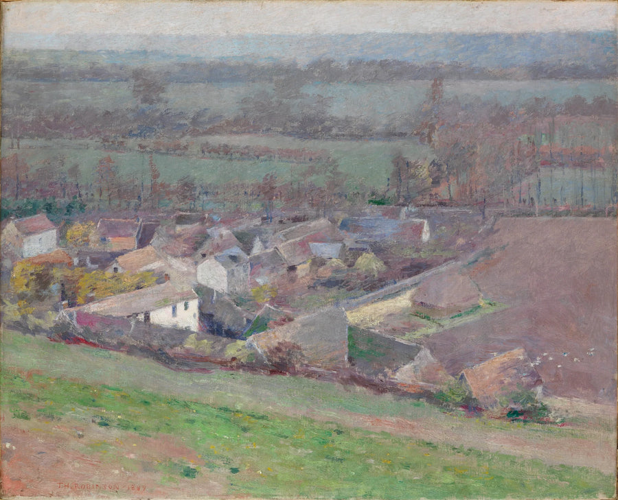 Vogelvluchtzicht - Theodore Robinson