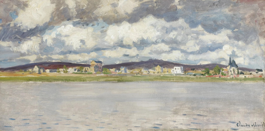 Gezicht op Argenteuil - Claude Monet